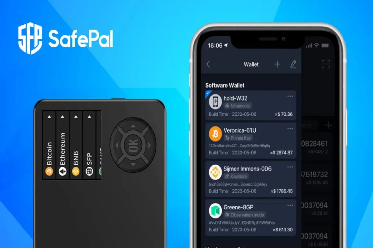 پس فریز در سیف پال اس وان Safepal s1 passphrase
