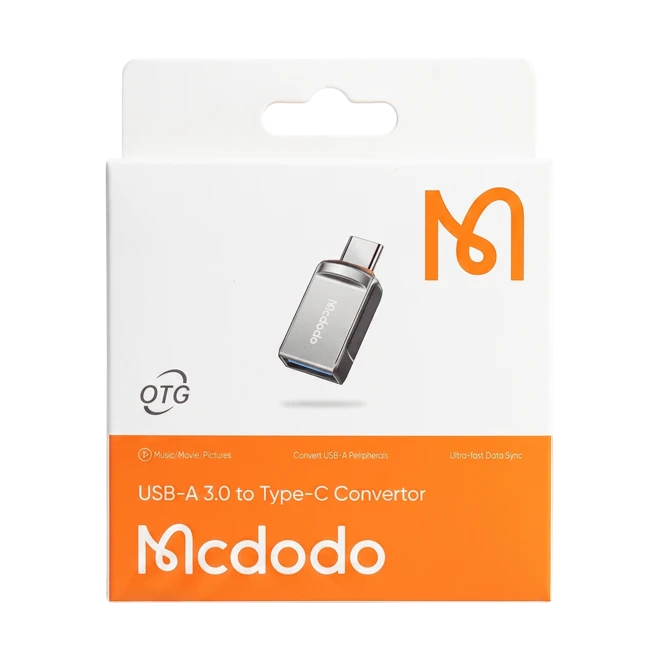 مبدل USB به Type C برند مک دودو, OT-8730 مبدل USB به Type C برند مک دودو, OT-8730