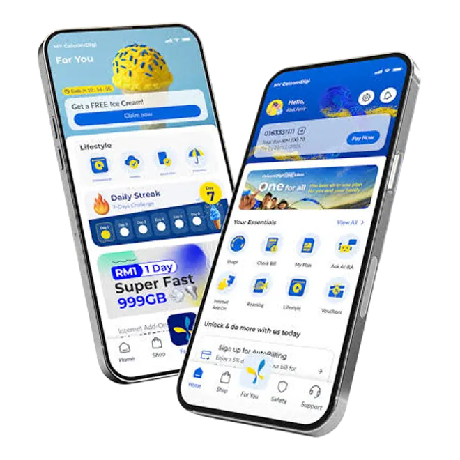 دانلود و کار با اپلیکیشن سلکام (CelcomDigi)
