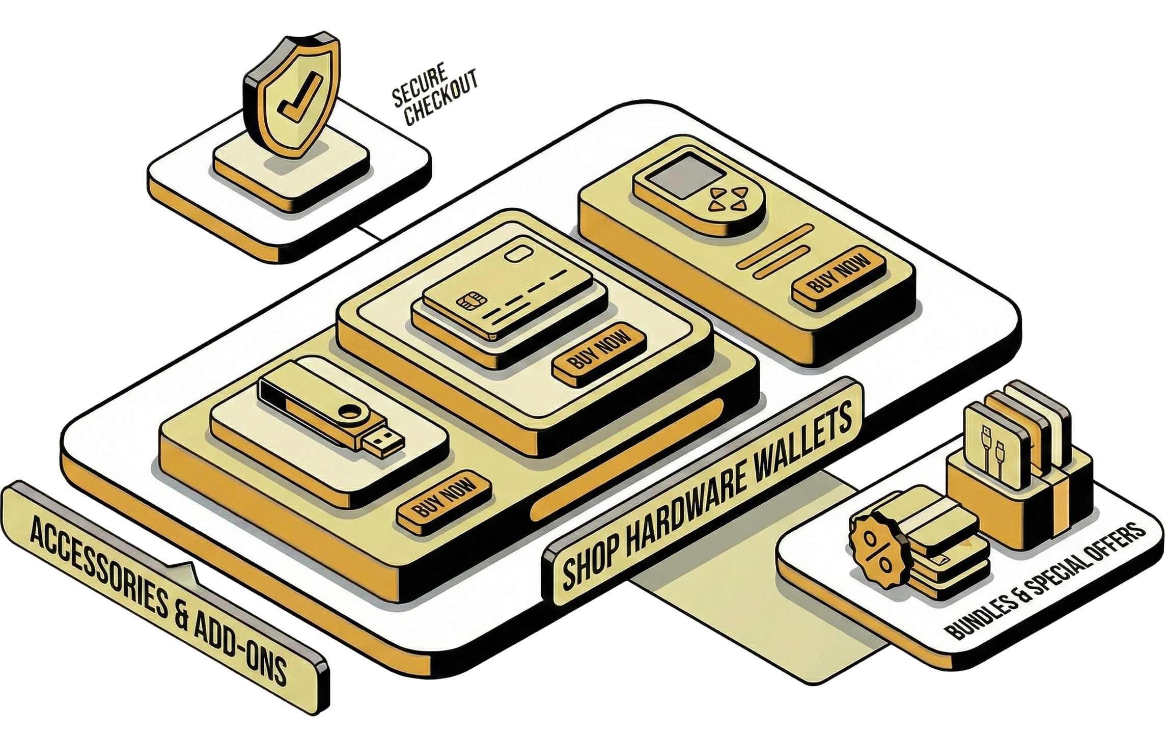 فروشگاه محصولات کیف پول سخت افزاری