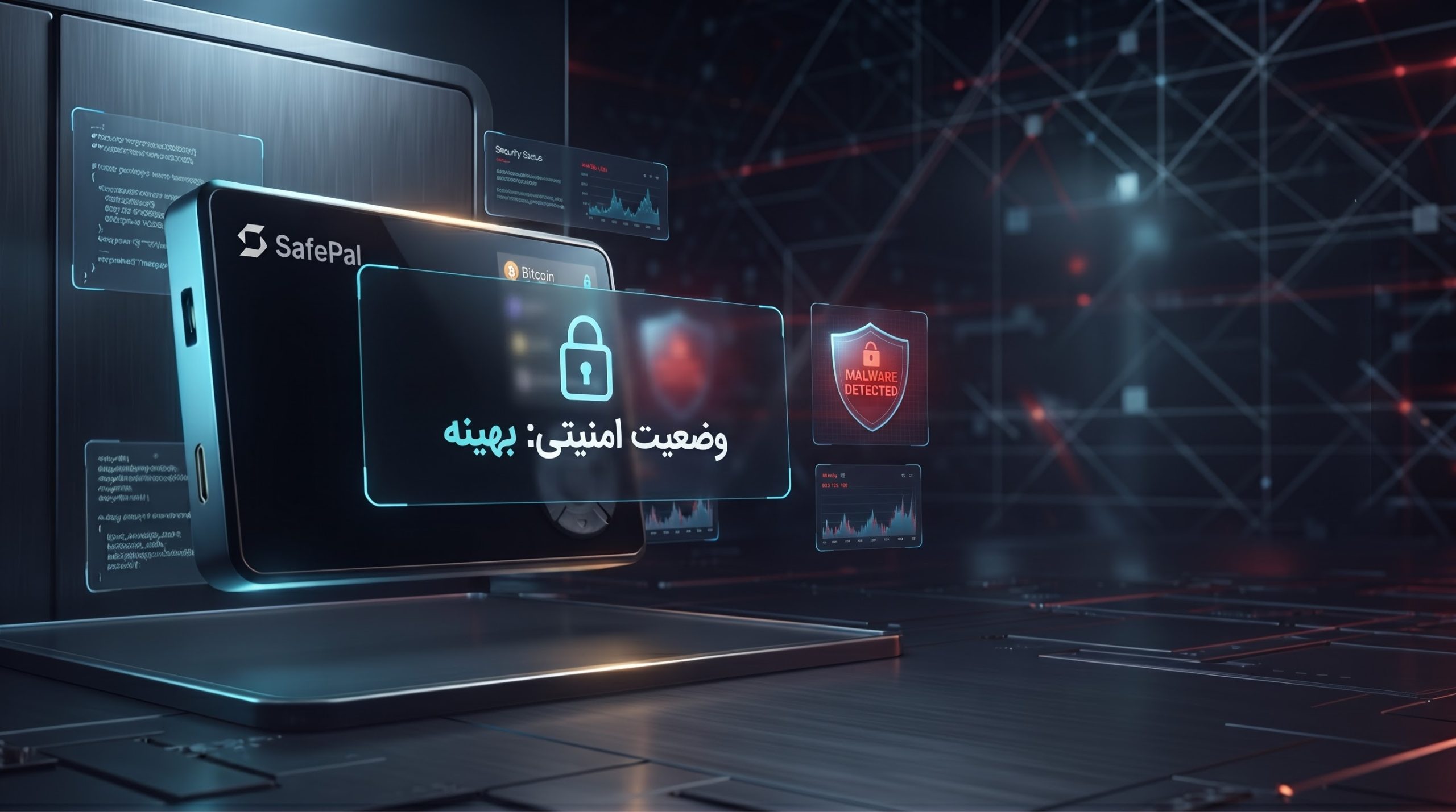 امنیت کیف پول سخت افزاری؛ مقابله با هک و بدافزار
